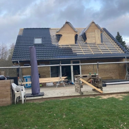 Tømrerarbejde på Sjælland – nyt tag i København