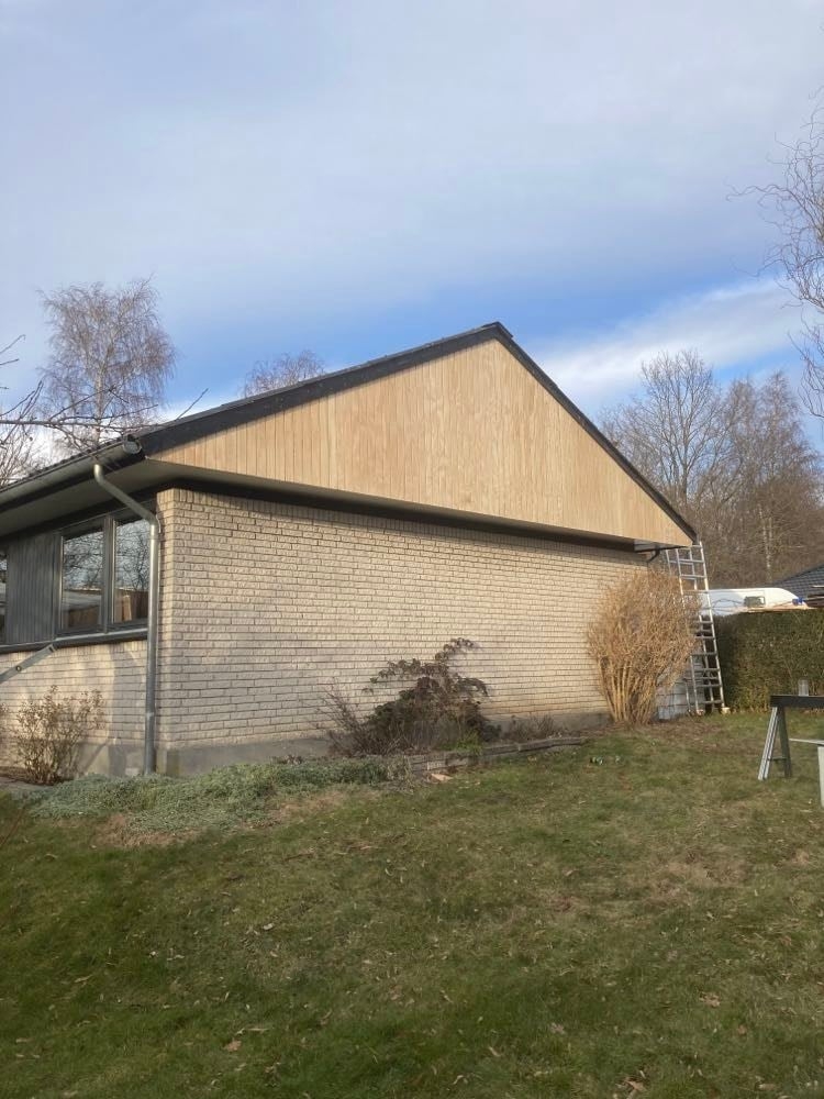 Gavl bygget af tømrer i Roskilde på Sjælland